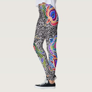 Legging TARTARUGAS de MAR de BINDI - caneleiras por todo o