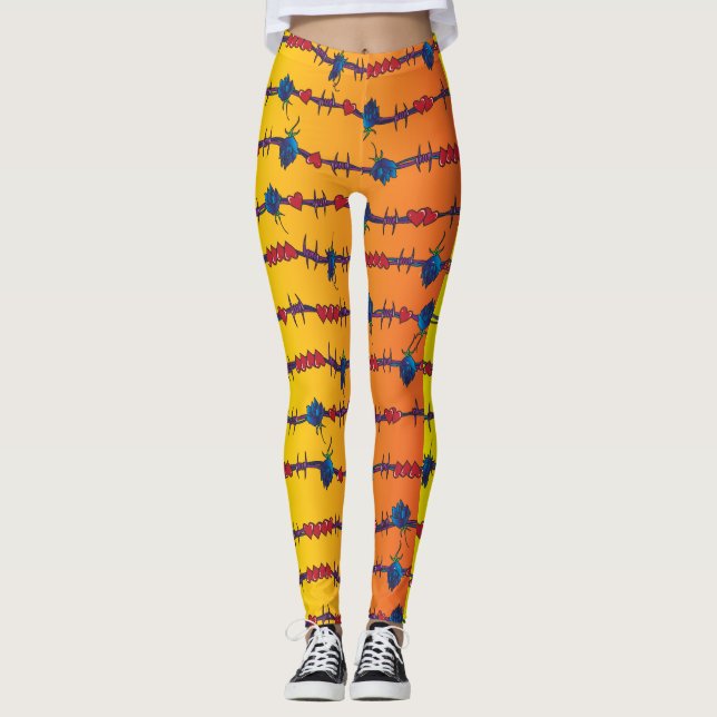 Legging Tatuagem Barbwire (Frente)