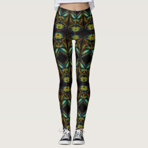 Legging tatuagem com um padrão de arte tribal para leggin