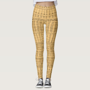 Legging Tatuagem Inuit - Papel Marrom