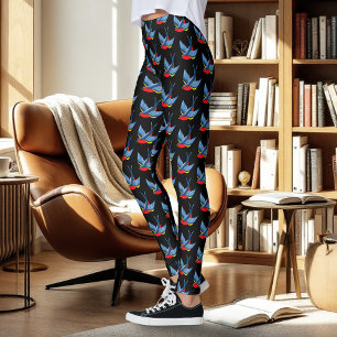 Legging Tatuagem Vermelha de Engolir