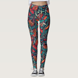 Legging Tatuagem Vintage