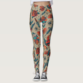 Legging Tatuagem Vintage