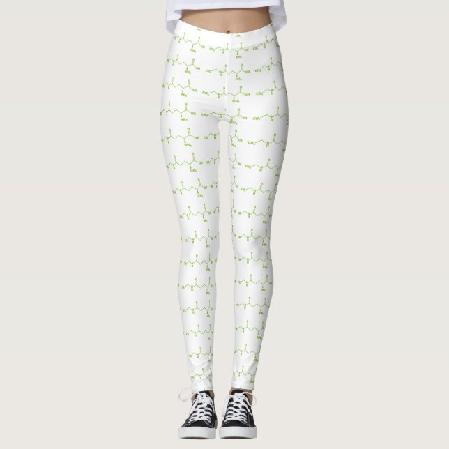 Legging Tea Theanina Fórmula Química Molecular (Frente)