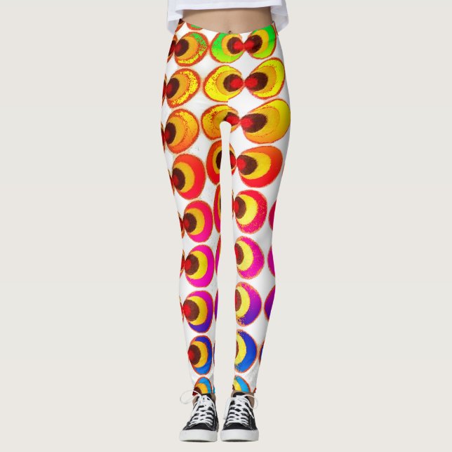 Legging Tecido psicodélico (Frente)
