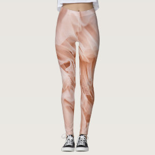 Legging Tecido Rosa Pastel: Texturas Elegantes.