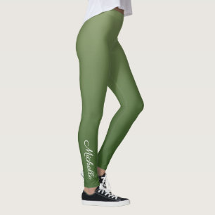 Legging Tecla verde personalizada