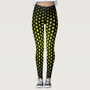 Legging Tecnologia Verde Ponto Fundo Preto