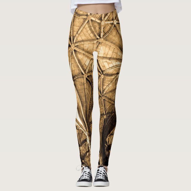 Legging Tecto Português Sépia (Frente)