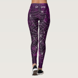 Legging Teia de Aranha Assustadora