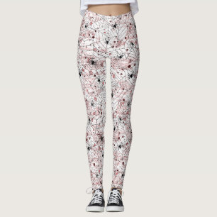 Legging Teia de Aranha Assustadora de Halloween