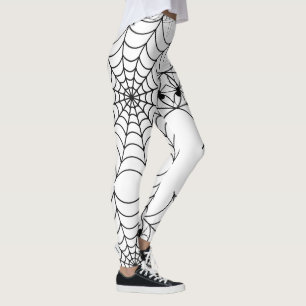 Legging Teia de Aranha Assustadora de Halloween