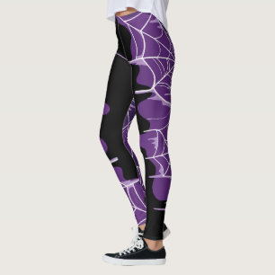 Legging Tela de aranha roxa