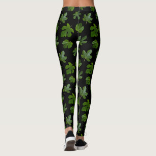 Legging Tela verde isolada sobre fundo preto
