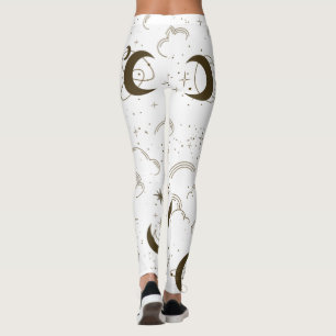 Legging Tema da Lua Celestial