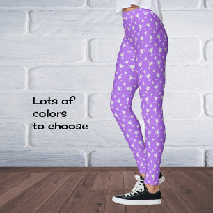 Legging Tema desportivo estrelas de troféu - padrão - lilá