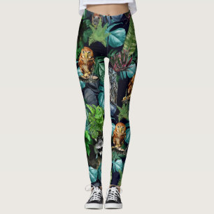 Legging Temas de celebração de festas ao vivo da noite
