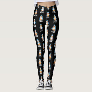 Legging Temido por Ninguém Gato Divertido em Fantasia de T