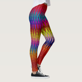 Legging Tempestade com coloração amarela bootípica