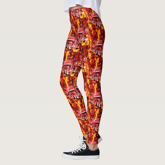 Legging Tempestade de Fogo, Pernas (Esquerda)