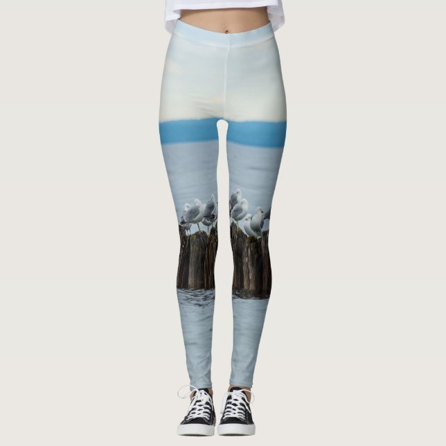 Legging Tempo de interrupção de gaivota (Frente)