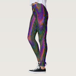 Legging Tempos de Diversão Psicodélica......
