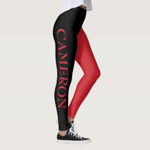 Legging Tendência 2 cores   Nome   Motor de incêndio negro