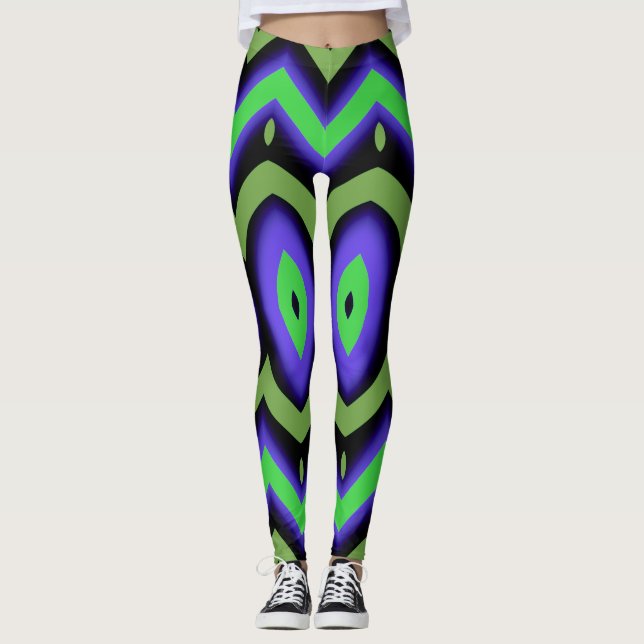 Legging Tendência de multicores moderna "Ratti_Creative_Ar (Frente)