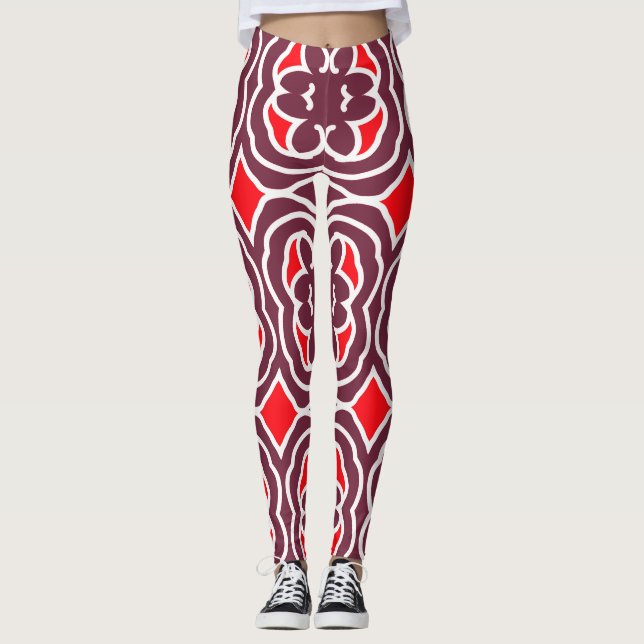 Legging Tendência de multicores moderna "Ratti_Creative_Ar (Frente)