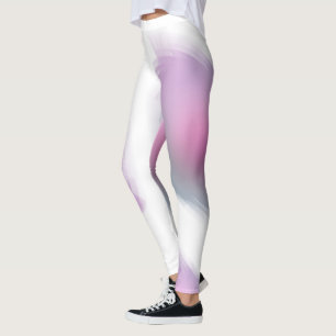 Legging Tendência Elegante Moderna, Modelo branco roxo, ro
