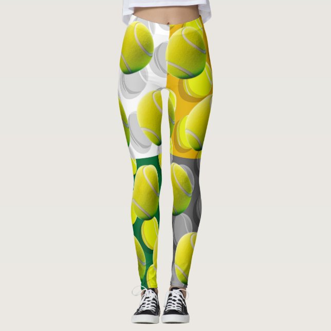Legging Tênis bola em verde (Frente)