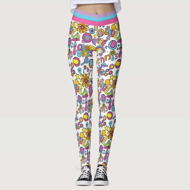 Legging tênis pastel 🎾 rancho legal (Frente)