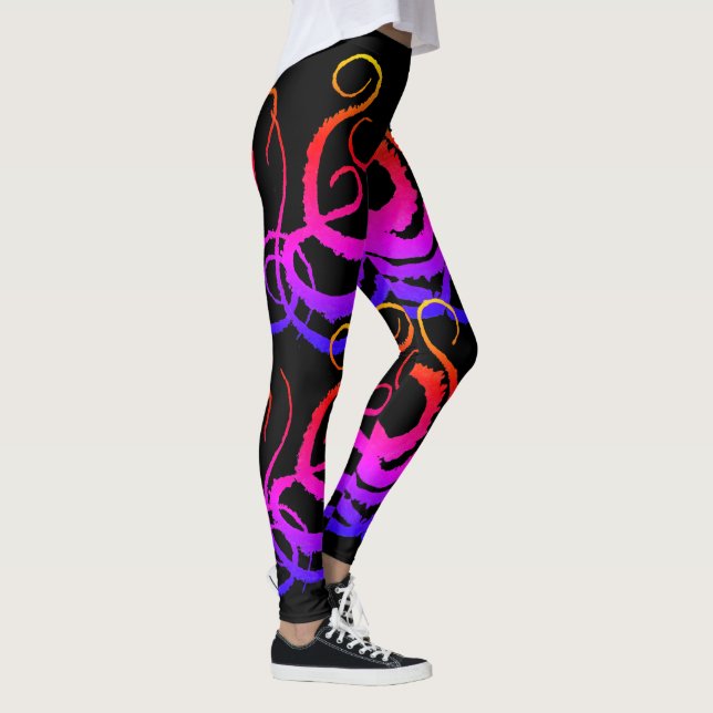 Legging Tentáculos do algodão doce - caneleiras (Direita)