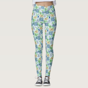 Legging Tequila Drinker Blue Agave Cactus e Sombreros