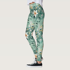 Legging Teriaga e Lírios Tigre