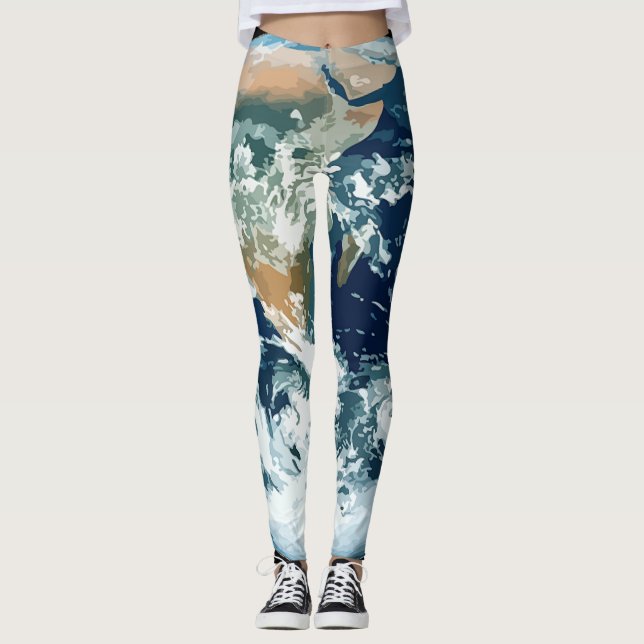 Legging Terra do planeta (Frente)