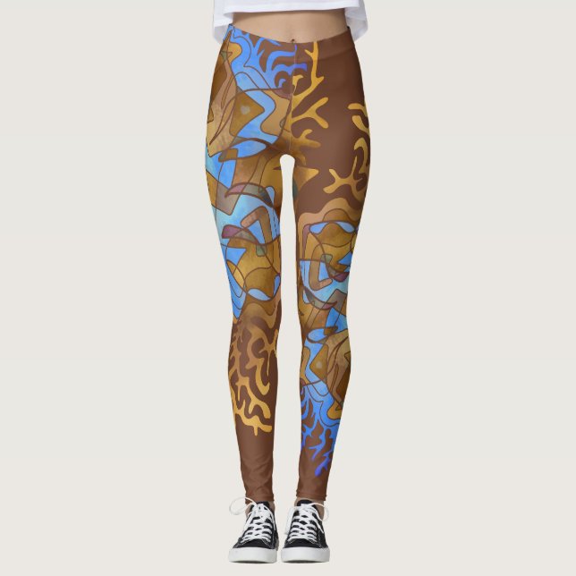 Legging Terra e Sky Mandala (Frente)