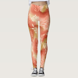 Legging Terracotta Botânica - Floral Terroso Quente (1)