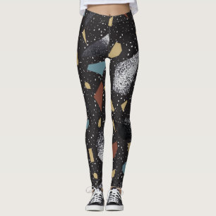 Legging Terrazzo Vintage Surface Design