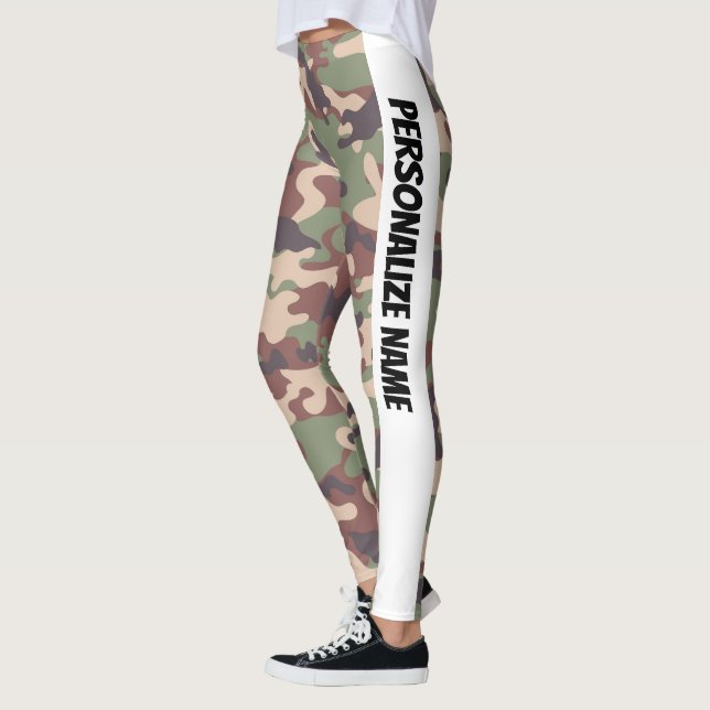 Legging Terthy Brown Camouflage PERSONALIZE (Esquerda)