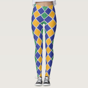 Legging Teste padrão #82 do diamante