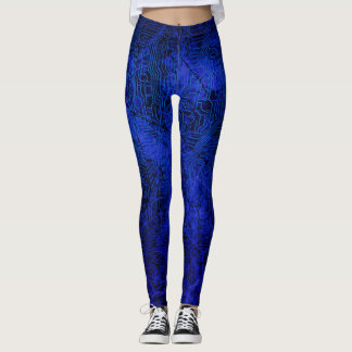 Legging Teste padrão Cybernetic Funky do conselho de