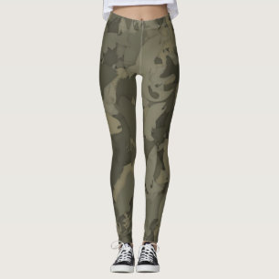 Legging Teste padrão da camuflagem da pesca da menina do