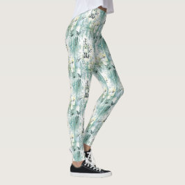 Legging Teste padrão da fábula da uva