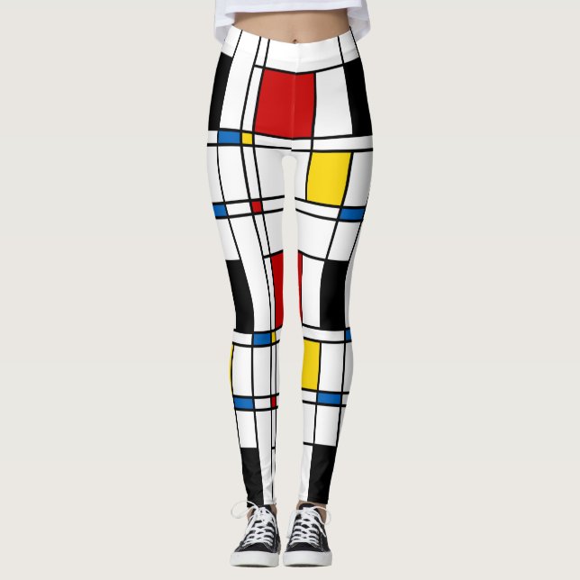 Legging Teste padrão de de Stijl (Frente)