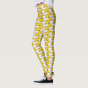 Legging Teste padrão de piscamento dos sorrisos do Sr.