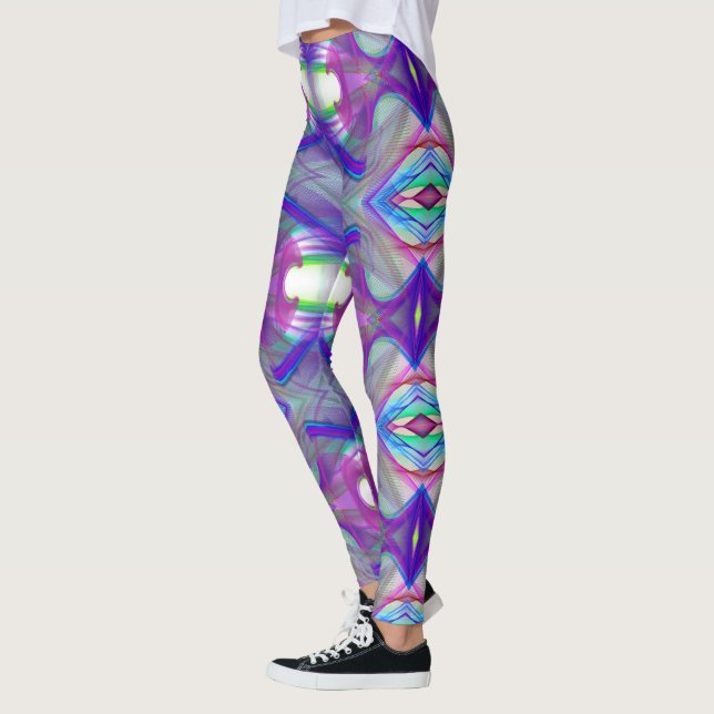 Legging teste padrão do fractal (Esquerda)