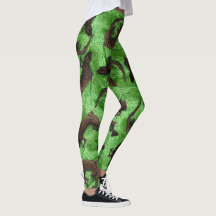 Legging TESTE PADRÃO do LAGARTO por Slipperywindow