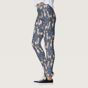 Legging Teste padrão do lama da celebração