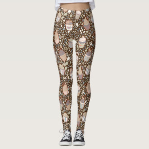 Legging Teste padrão doce feito de cupcakes saborosos
